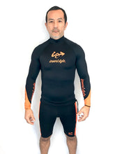 Invert Style Long Sleeve Rashguard Black/Orange