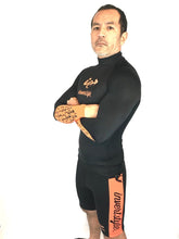 Invert Style Long Sleeve Rashguard Black/Orange